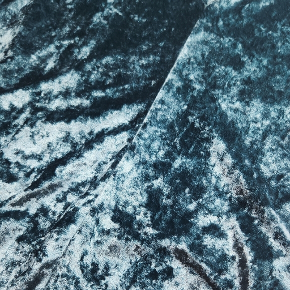 Free People Crushed Velvet Bodysuit Deep Teal XS NWT MSRP $78 - Picture 2 of 9